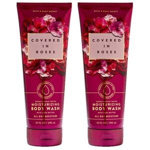 Bath & Body Works Covered In Roses Moisturizing Body Wash - Set of 2, 10 FLOZ EA